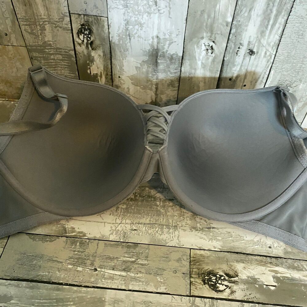 Torrid Curve Gray Full Coverage Underwire Bra 44dd - image 6